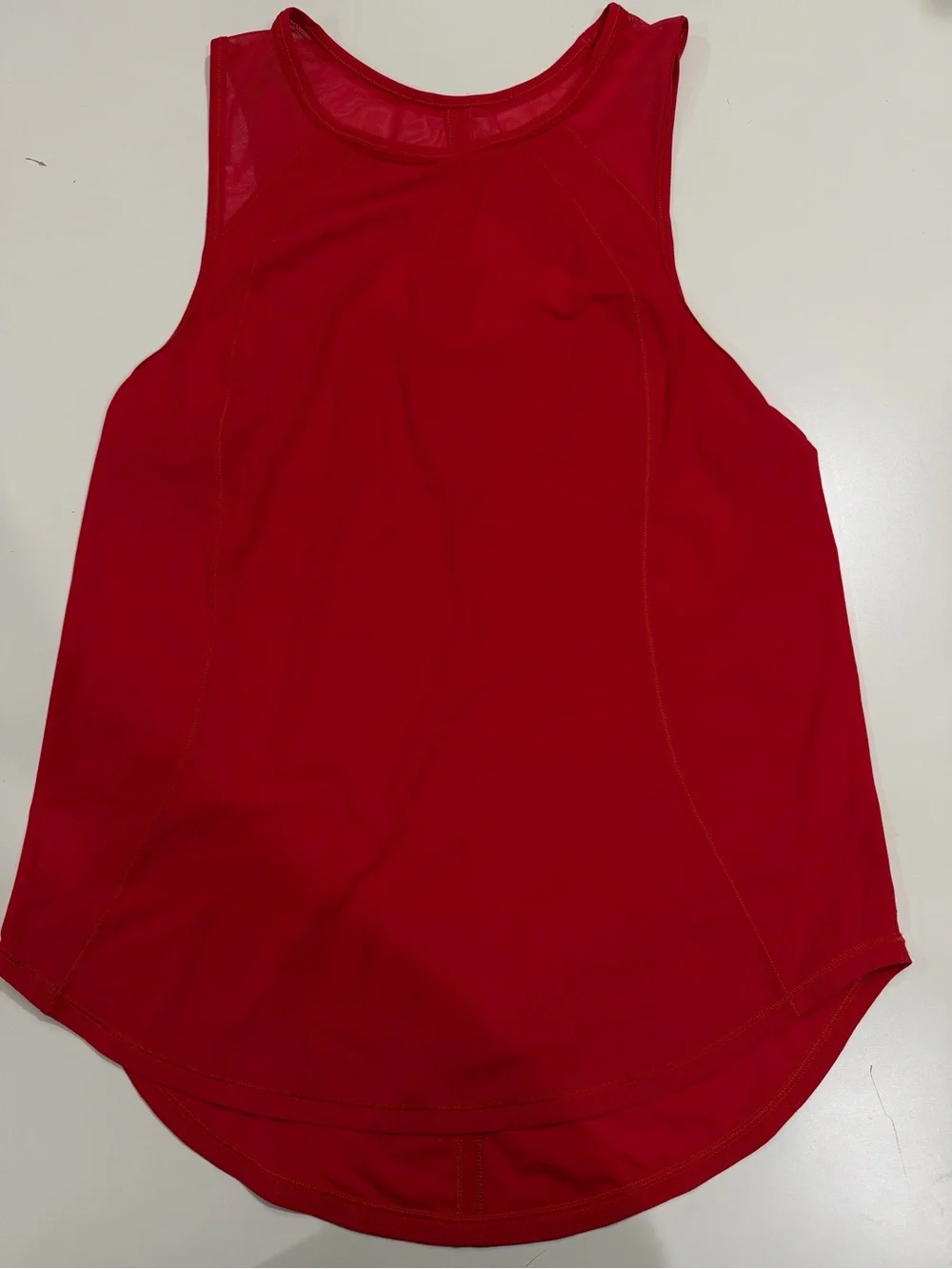 lululemon athletica Red Women's Athletic Tank Top